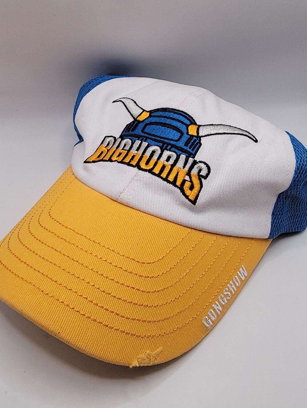 Yellow & Blue Gongshow Trucker Hat